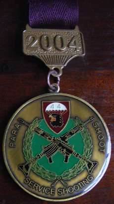 44 Para Service Shooting Medal