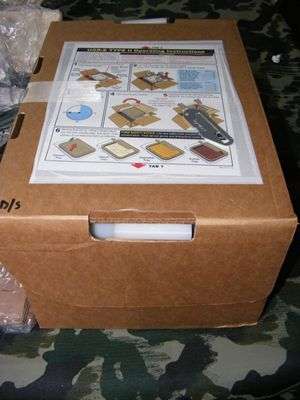 MRE (Meal Ready to Eat) Complete Kitchen in a Box - Lunch/Dinner (feeds 18)