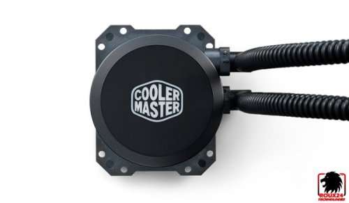 Cooler Master® MasterLiquid Lite 240 Closed Loop Liquid CPU Cooler w/LED on pump. (Brand New)