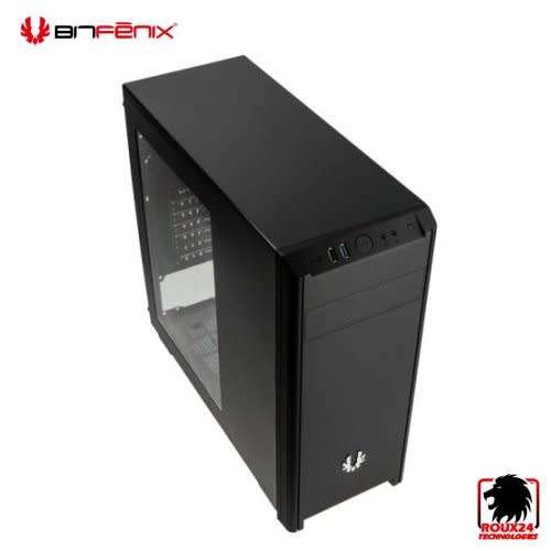 Bitfenix Nova Window (Black) Gaming PC Case (No PSU) For all size ATX motherboards.