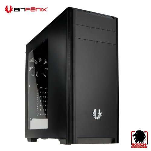Bitfenix Nova Window (Black) Gaming PC Case (No PSU) For all size ATX motherboards.