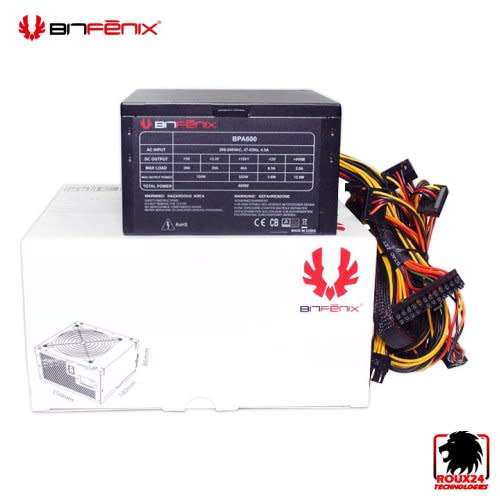 Bitfenix 600 Watt (Black) Gaming 80+ Non-modular Power Supply (6 months old)