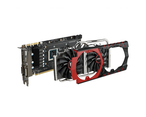 MSI GeForce GTX 970 GAMING Overclocked Edition 4GB GDDR5 256Bit 1664 Cuda Cores DX12 Graphics Card