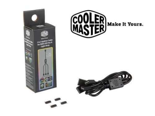 Coolermaster 1 - TO - 3 RGB Splitter Cable