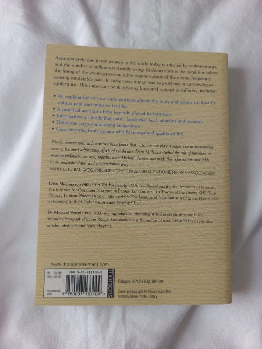 endometriosis  A KEY TO HEALING AND FERTILITY THROUGH NUTRITION