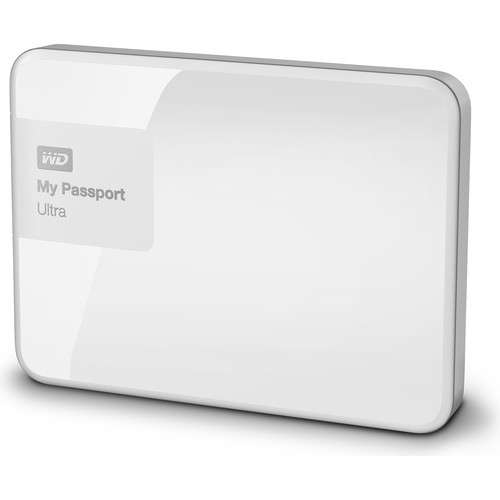 3TB My Passport Ultra USB 3.0 Secure Portable Hard Drive (White) WD