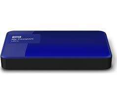 2TB My Passport Ultra 2.5'' Blue USB 3.0, External Hard Drive, Retail Packaged