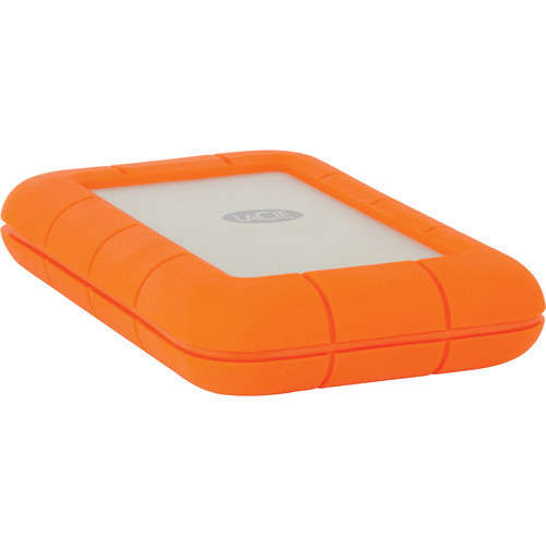 2TB LaCie Rugged Thunderbolt External Hard Drive Orange