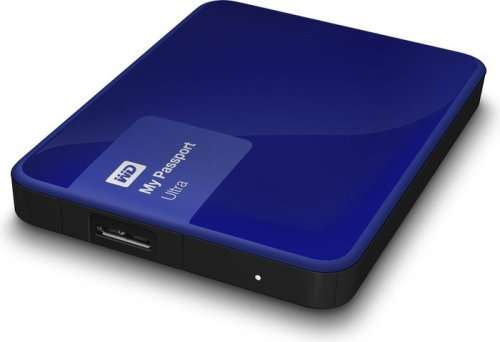 1TB My Passport External Hard Drive USB 3.0 Blue