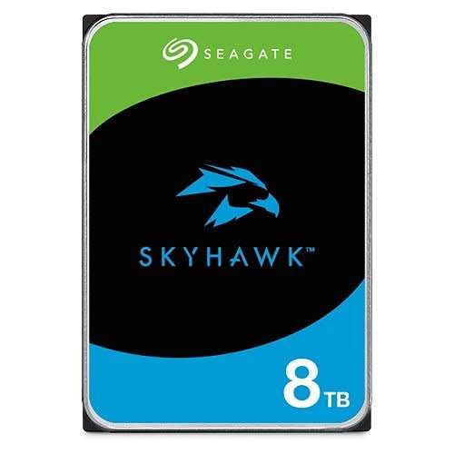 8TB Seagate SkyHawk, 3.5` SATA 6Gb/s, 7200 rpm, 256MB Cache, Surveillance Hard Disk Drive