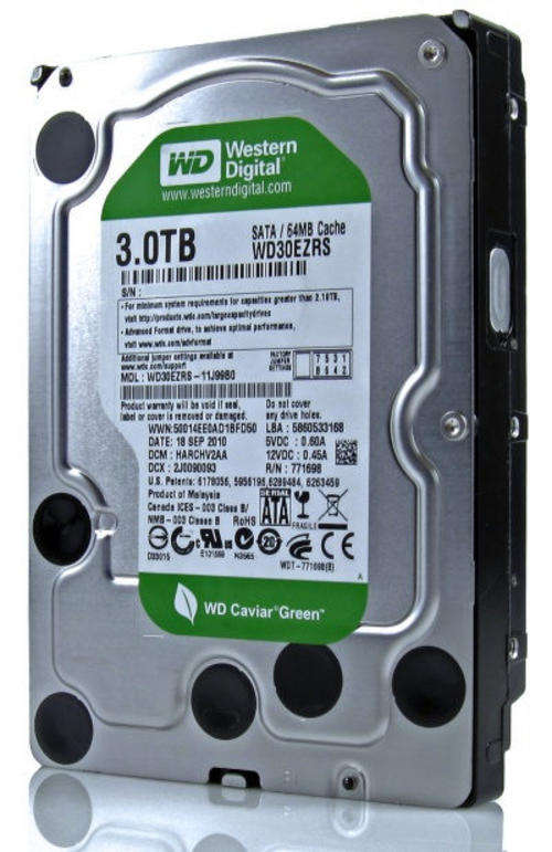 3TB (3000GB) Western Digital 64MB cache SATA Hard Drive