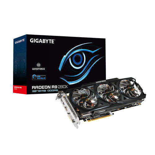 Gigabyte R9 280X 3GB rev2 high performance graphics card