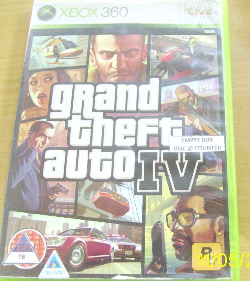 Xbox 360 Game - Grand Theft Auto IV