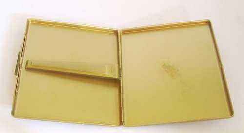Golden Cigarette Box