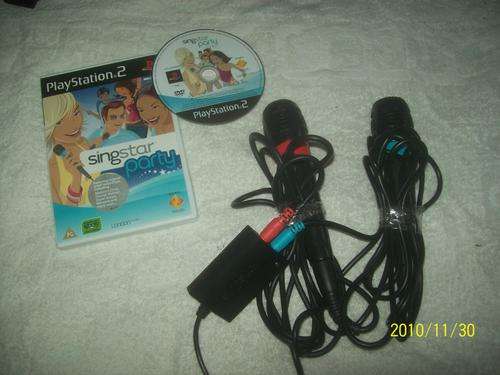SING STAR MIKES AND PARTY DISK