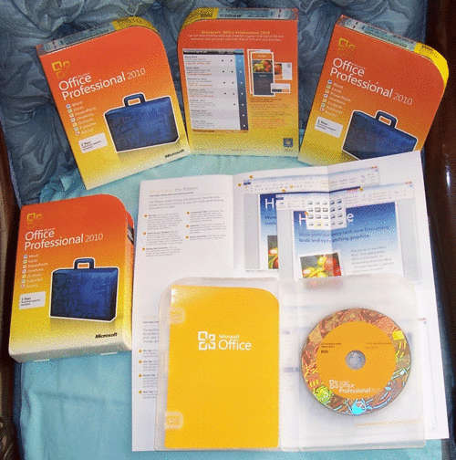 Microsoft Office Professional 2010 software Unopened