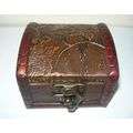 Beautiful Hand Crafted (Square) Wooden Trinket Box