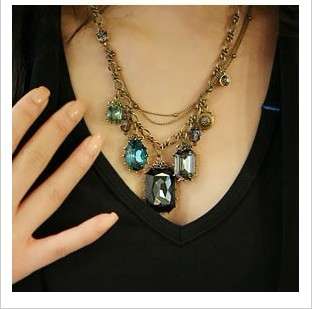 Fashion Elegant Temperament Gem Necklace