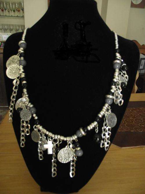 Lovely Tibet Silver  Multi-Charm Necklace
