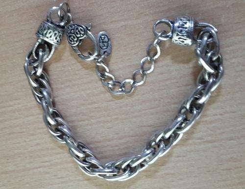 GORGEOUS TIBETAN SILVER MULTI-LINKED BRACELET 10MM