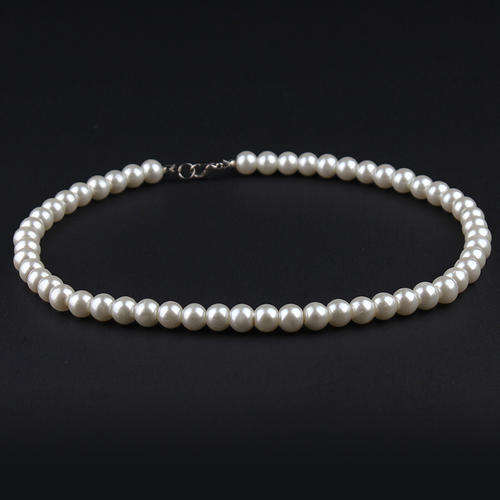 Faux Pearls Single String Necklace 43cm