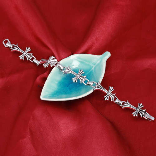 316L Titanium Stainless Steel Cross Bracelet