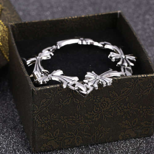 316L Titanium Stainless Steel Cross Bracelet