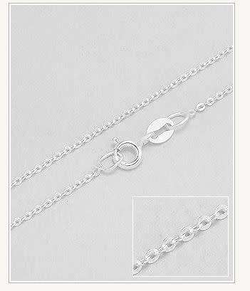 Italian SOLID 925 Sterling Silver Chain  52.5cm