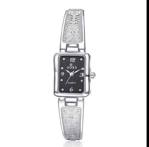 Women's Fashion Luxury Silver Stainless Steel Sport Analog Quartz Wrist Watches