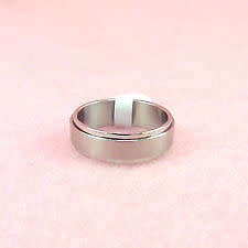 Solid Stainless Steel Men's/Ladies Spinner Wedding Ring Size 12.5