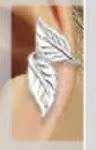 Solid 925 Sterling Silver Leaf Ear Cuffs