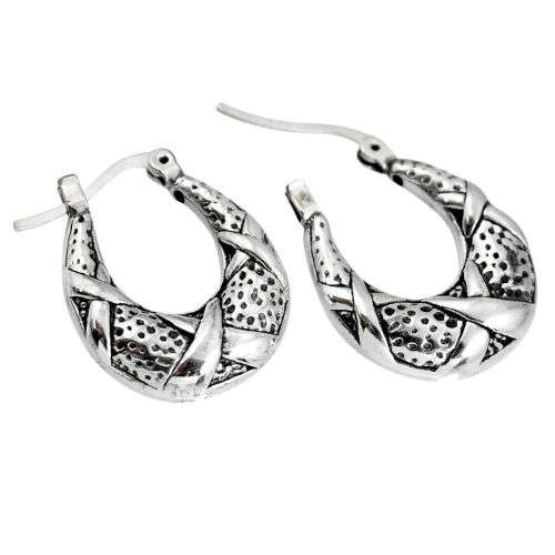 3.50gms Tire Solid 925 Sterling Silver Earrings