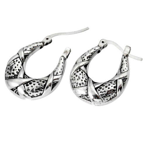 3.50gms Tire Solid 925 Sterling Silver Earrings