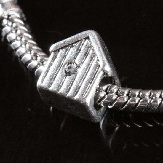 TIBET SILVER HOUSE FINDING LOOSE BEAD FIT PANDO