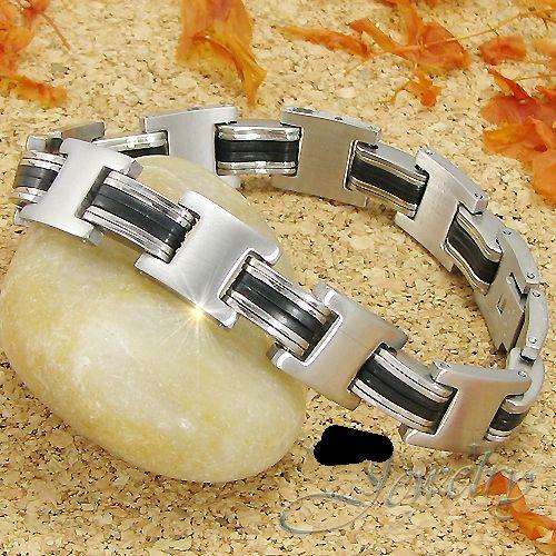 Stylish Engraving Pattern Stainless HALLMARK Bracelet