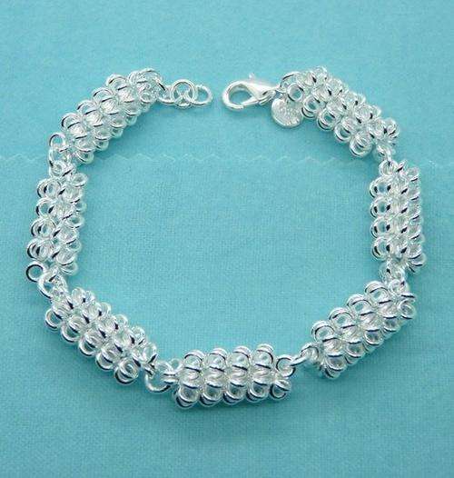 Stunning  silver Fashion Bellows Design Bracelet
