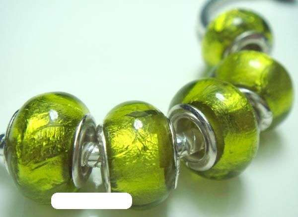 5PCS 925 SILVER MURAN GLASS BEADS FITS PANDO CHARM BRACELET