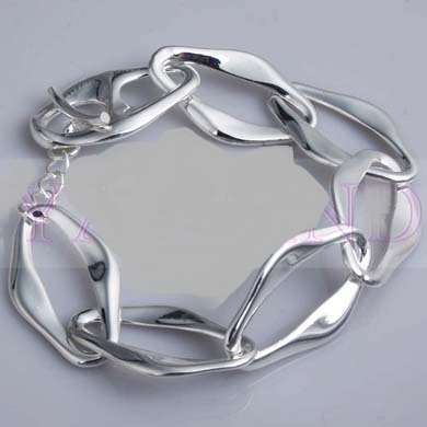 CHUNKY CHAIN 925 STERLING SILVER BRACELET