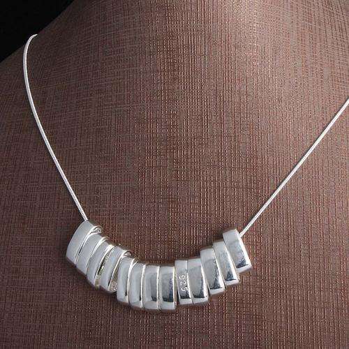 Exquisite 925 sterling silver links neklace