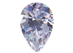 White Pear Shape 2.57ct Loose Diamond Simullant (10x7mm/D-IF)