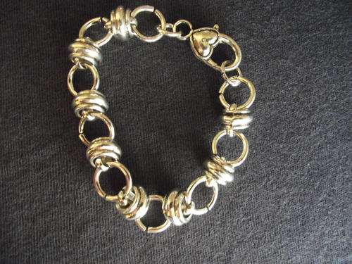 Lovely Unisex Tibetan  Silver Links & Rings Bracelet