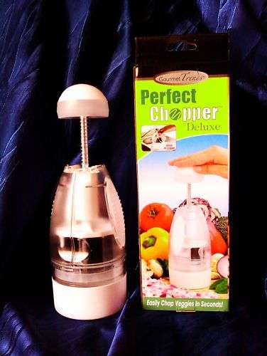 Perfect Chopper Deluxe - Chop Vegetables, Nuts, Herbs,