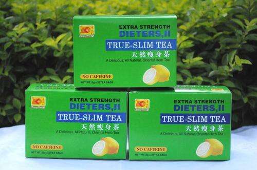 2 X TRUE-SLIM EXTRA STRENGTH SLIMMERS TEA 20 TEABAGS (40 bags)