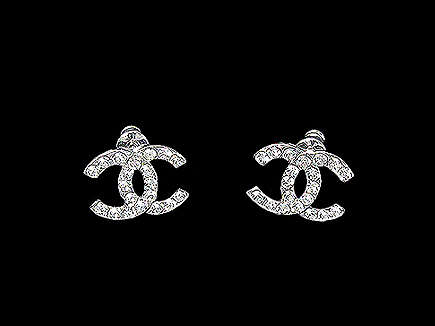 Cute  Silver & CZ Butterflies  Post Stud Earrings