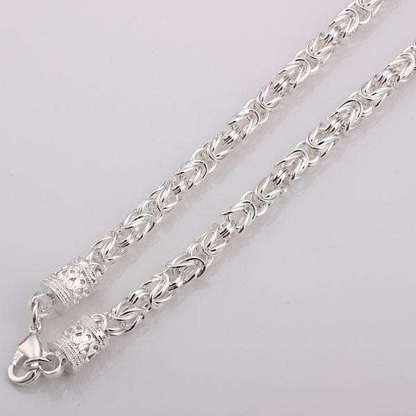 GORGEOUS 925 STERLING SILVER  COATED NECKLACE