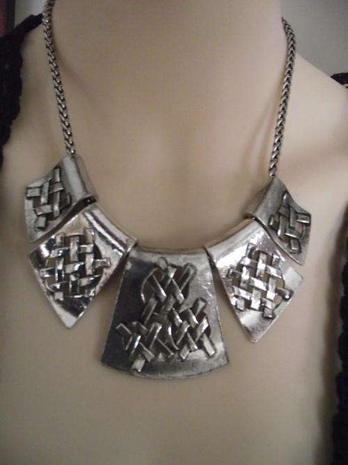 Stunning  Tibetan Silver Egyptian Necklace