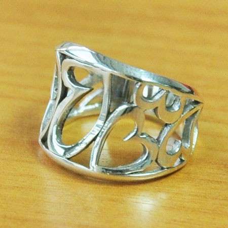 Solid 925 Sterling Silver Random Hearts Ring # 6