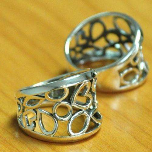 Stunning SOLID 925 Sterling Silver Band Ring # 7