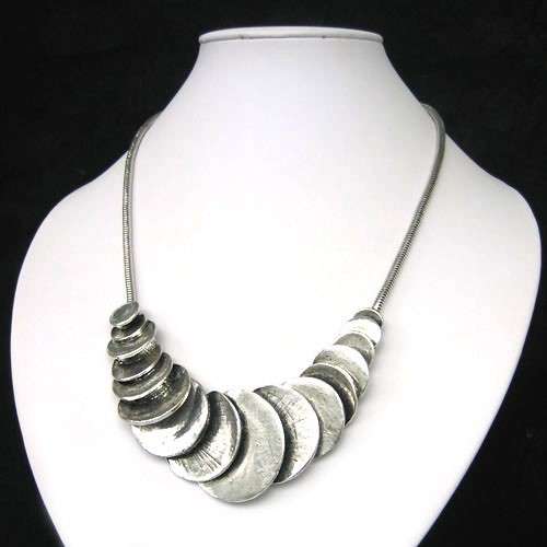 ***LAST ONE***Gorgeous tibet style tibetan silver circles Necklace