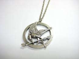 Silver Hunger Games Pendant Necklace